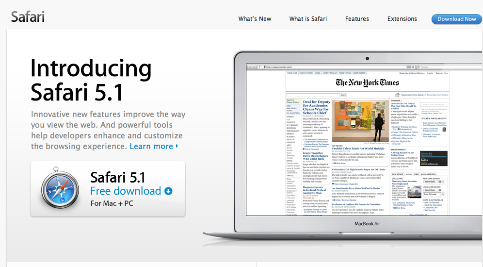 Download Safari 5 For Mac Free